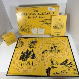 The Worst Case Scenario Survival Board Game 2001 University Games Complete